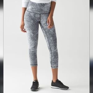 🌈RBX Capri Cropped Leggings Gray Athletic Gym Running Workout Size Medium